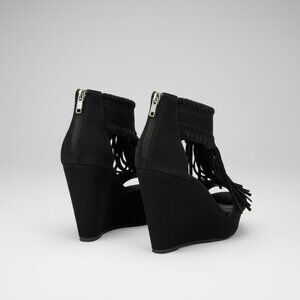 Black Wedge Shoes